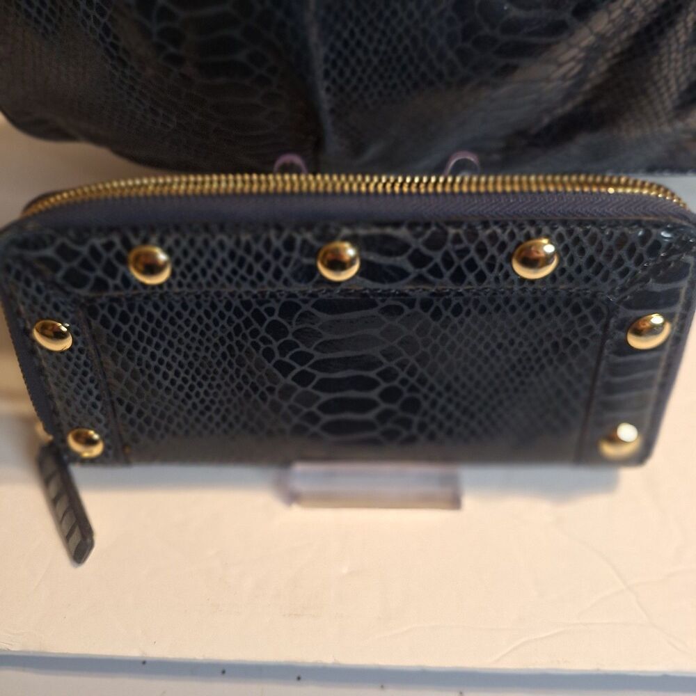 Michael Kors Snakeskin Embossed Set Purse And Wallet - Picture 4 of 15